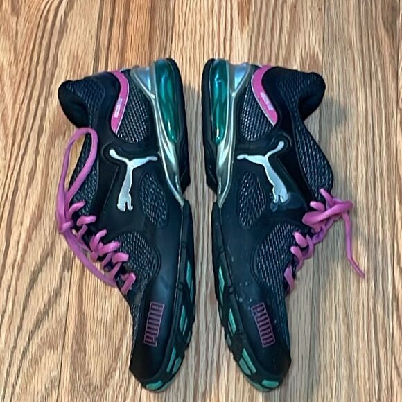 Puma Women’s iocell 1.0, grey, teal, pink/purple, 8 - Picture 4 of 6